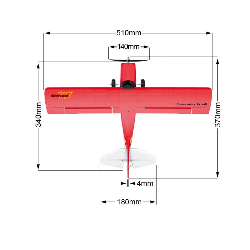 Qidi560 Moore M7 Offroad RC Plane 4CH Brushless Remote Control Airplane Fixed Wing Aircraft Model EPP Foam Toys for Children 250918