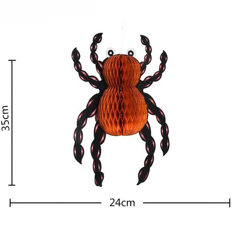 1pcs Halloween Hanging Paper Lantern Pumpkin Vampire Bat Spider Lanterns Halloween Spooky Decoration Party Supplies Props C250919