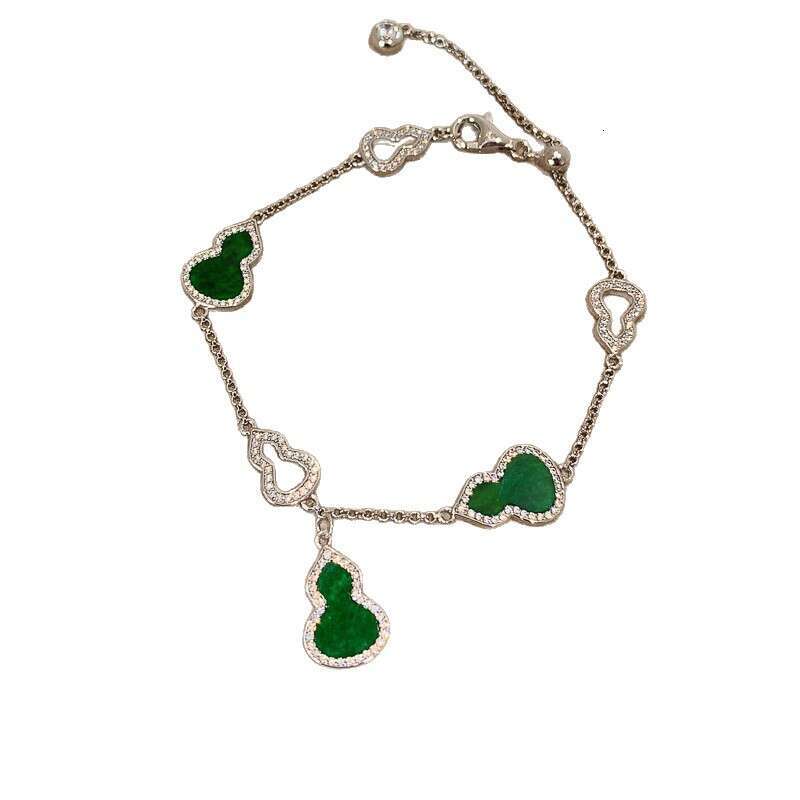 New Chinese Zircon Gourd Pendant National Style Exquisite Versatile Bracelet Niche Light High-end Feel Jewelry