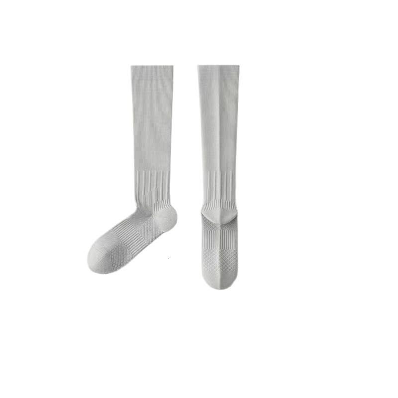 Solid Color Sports Pressure Calf Spring Summer Yoga Running Cycling Anti-Slip Muscle Compression Socks