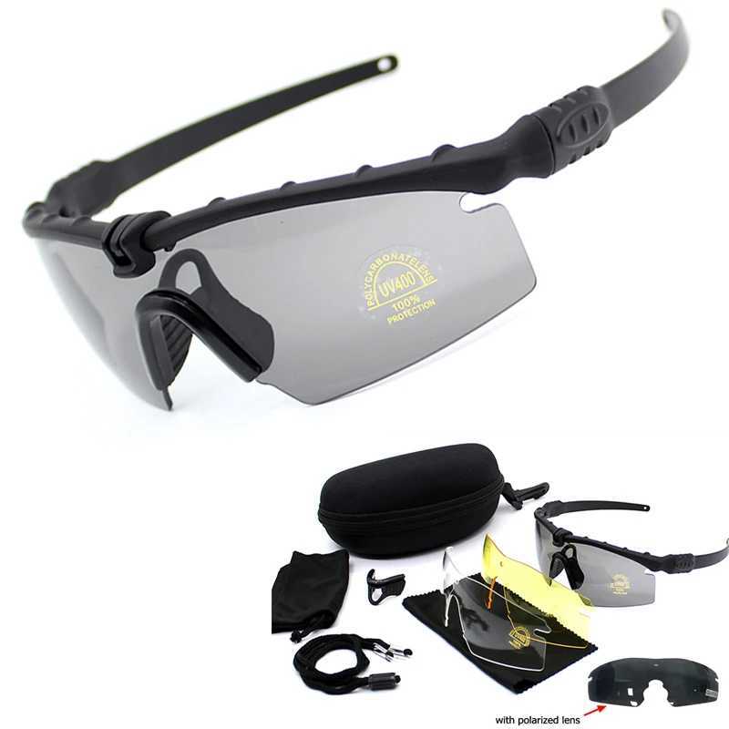 Outdoor Military tactics Glasses 30 Ballistic Polarization Goggles Military Hunting Air Gun Shooting Protective Glasses J250919