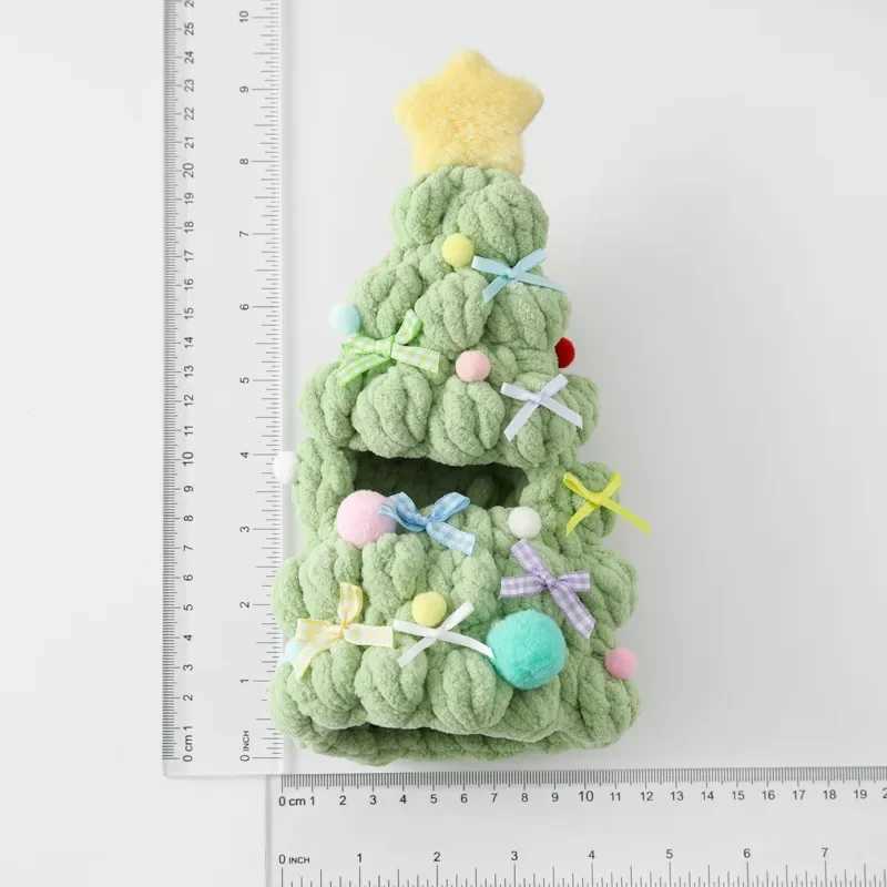 Handmade Crochet Christmas Tree Clothing for 1030 Labubu Outfit Doll DIY Accessories Christmas Halloween Kids Gift C250919