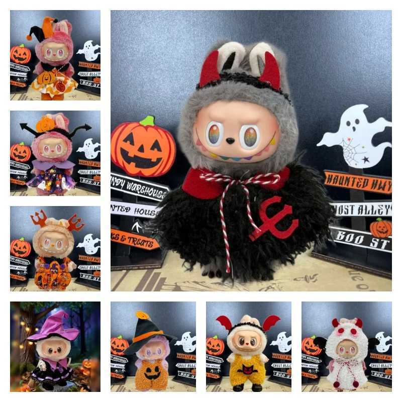 Doll Clothes For Labubu V1 V2 V3 Plush Doll Pumpkin Magic Witch Halloween Serise Changing Accessories Fans Gift C250919