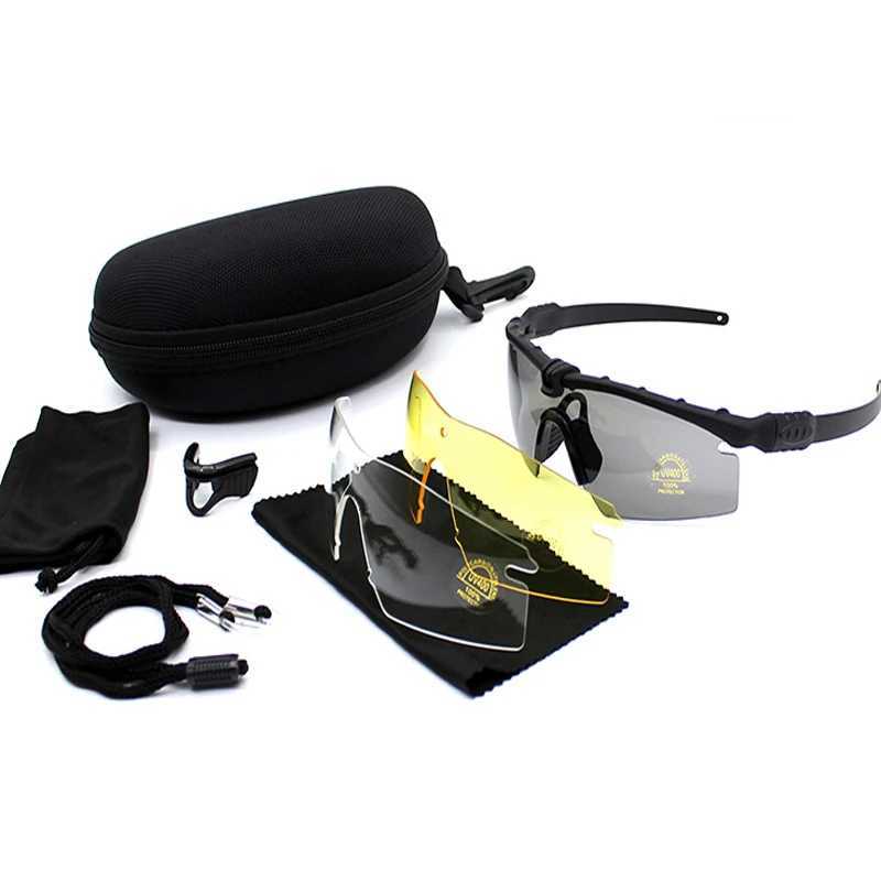Outdoor Military tactics Glasses 30 Ballistic Polarization Goggles Military Hunting Air Gun Shooting Protective Glasses J250919