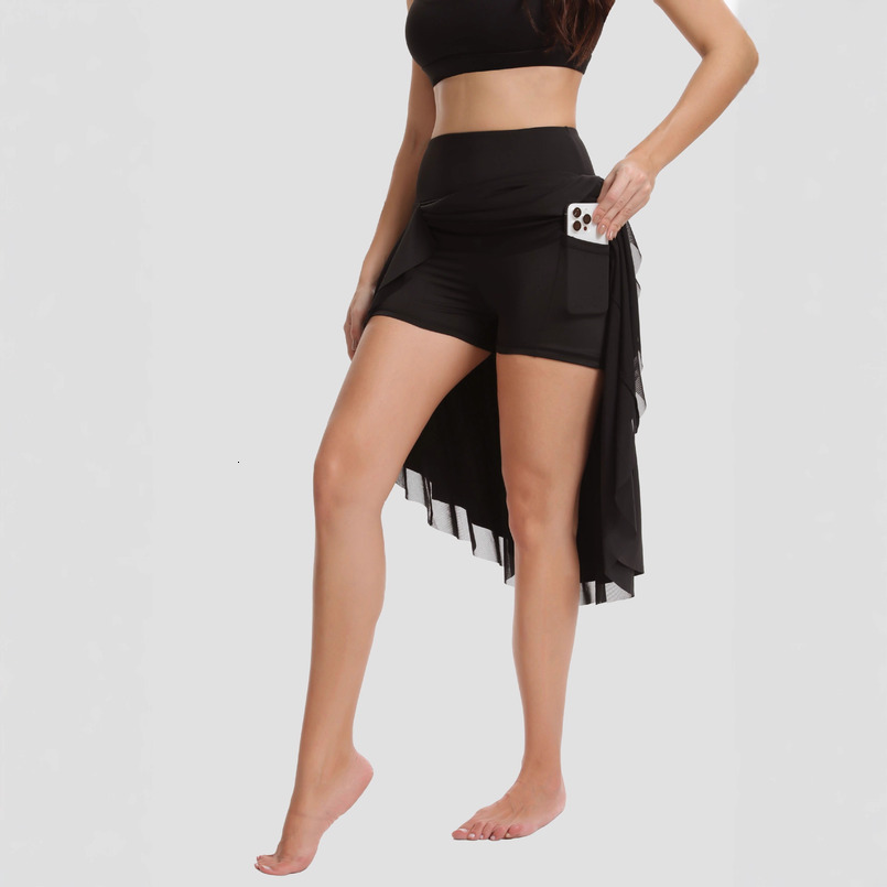 Hot-Selling Irregular High-End Feel Sexy Draped Fashion Half-Length Latin Dance Long Skirt for Women