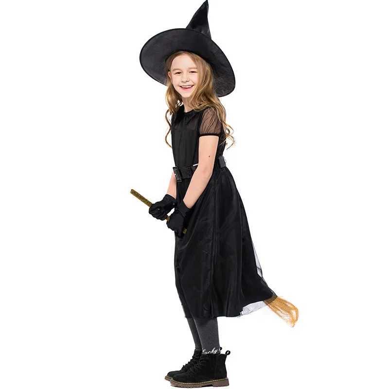 Halloween Cosplay Witch Costume Childrens Gauze Little Witch Costume L250918