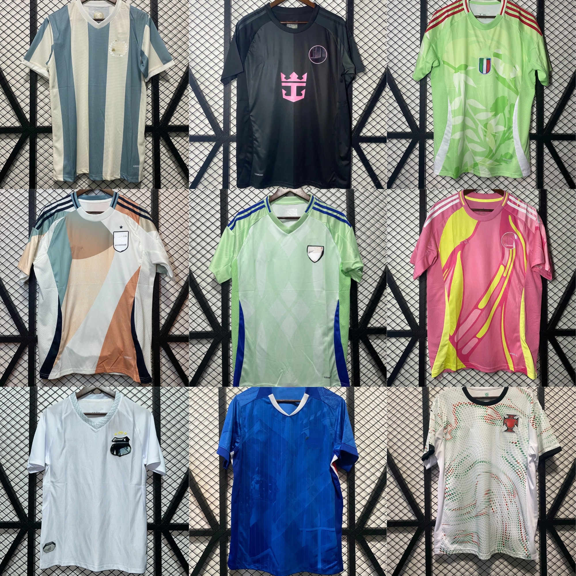Fans Tops&Tees Portugal National Team T-Shirt Away Jersey Simple Casual 3D Printed Pattern Breathable Quick-Drying Comfortable Summer Top