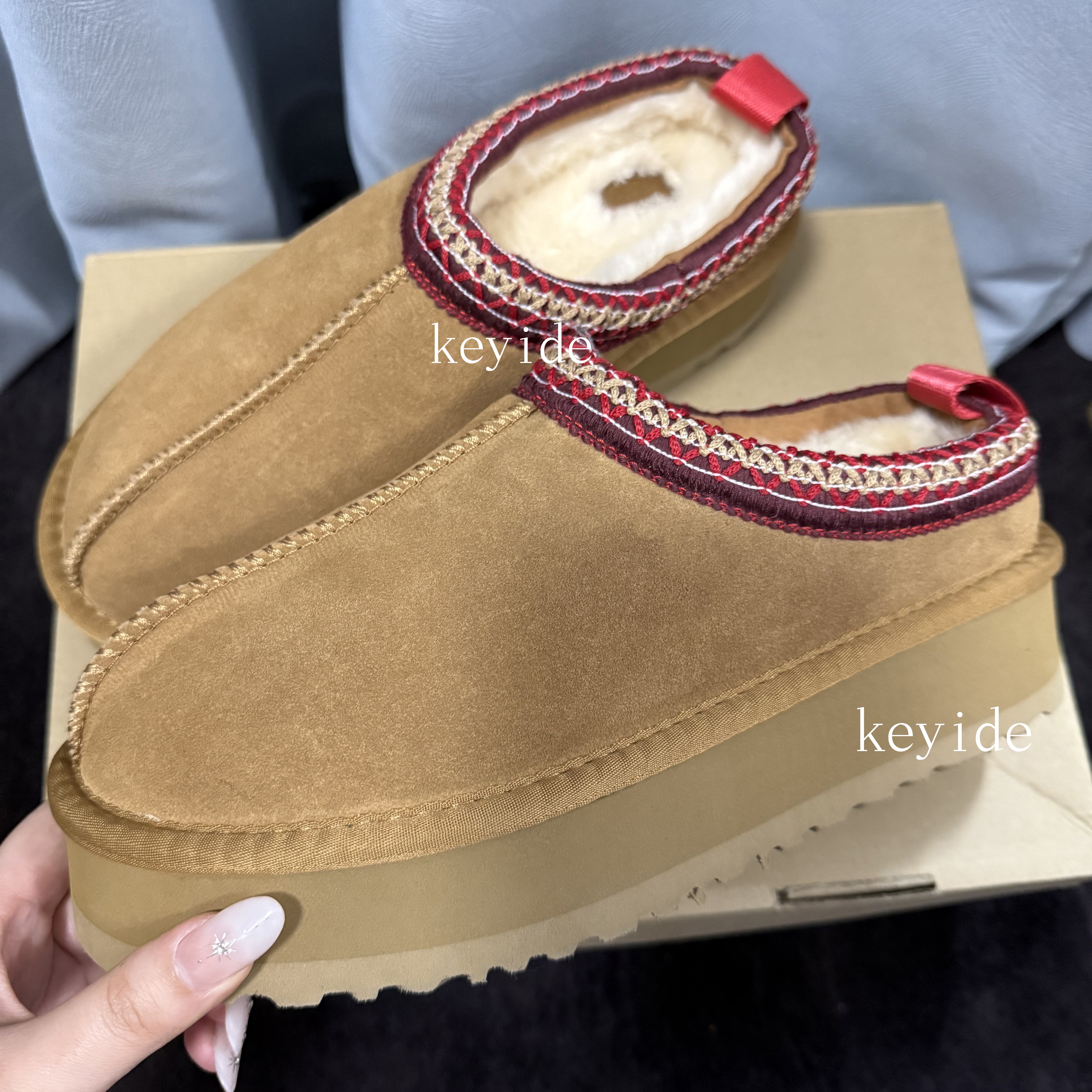 Designer Snow Boots Women Tasman Slippers Platform Boot Tazz Slide Mustard Seed Ultra Mini Slipper Chestnut Suede Men Shoes Womens Winter Ankle Booties Australia A2