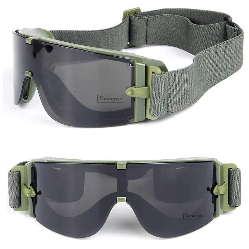 Airsoft Tactical Goggles Tactical Sunglasses Hiking Glasses Outdoor Paintball Goggles J250919