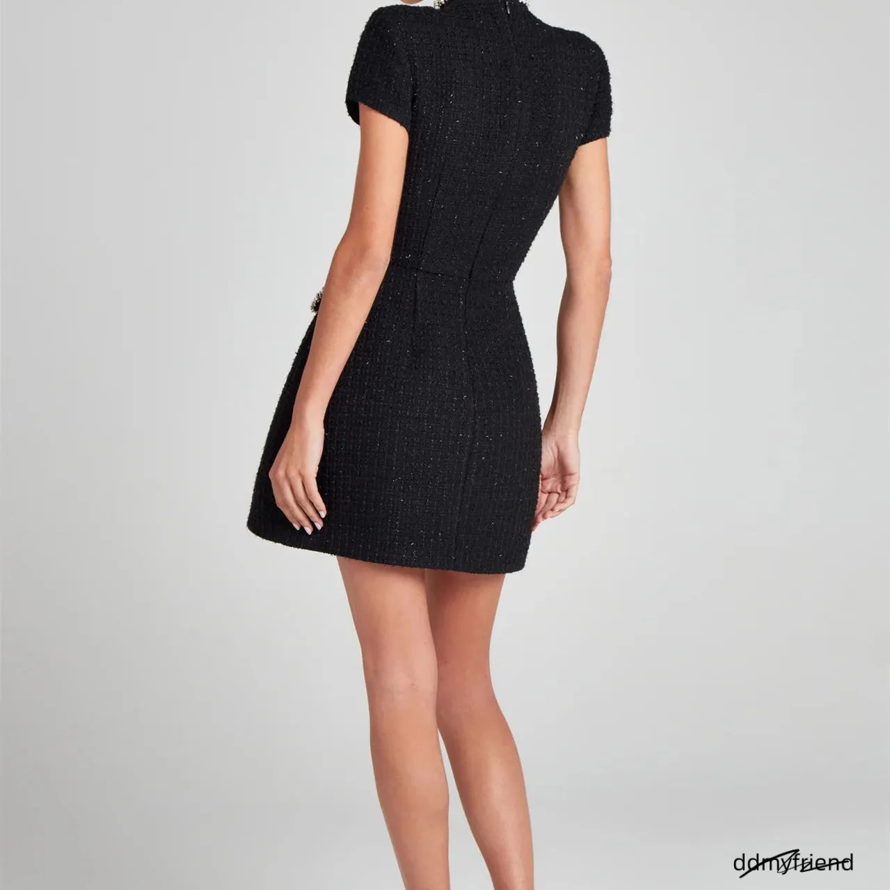 Hot Free Shipping Designer For Women Casual Minimalist Dress Fashionable Commuting Slim Fit Mid Skirt ddmyfriend