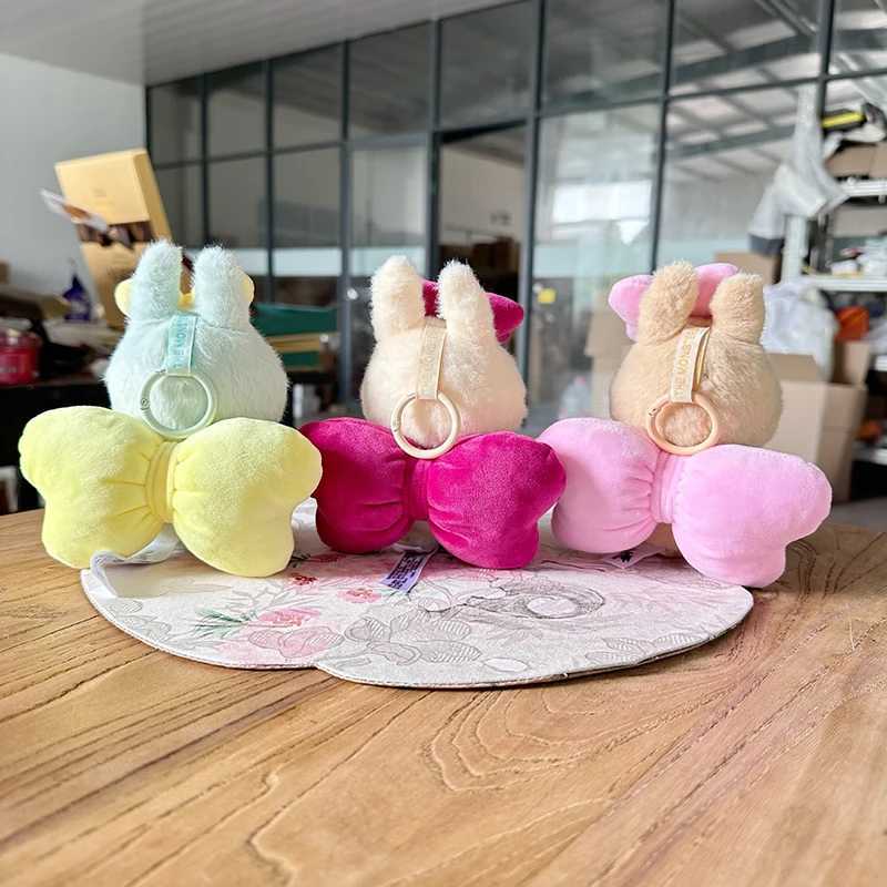 New corduroy For Labubu Doll Clothing Set 17cm Clothes DIY Accessories Sitting Party Big Bow Party Games Toys Christmas Gifts C250919