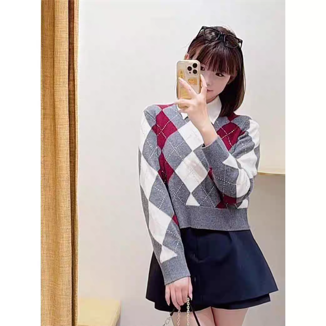 Fashion Sweatshirt Womens Anime Hoodies Cotton Pullover New Classic Hand Embroidery Letter Print Loose Women Casual Versatile Round Neck Hoodie Sweate