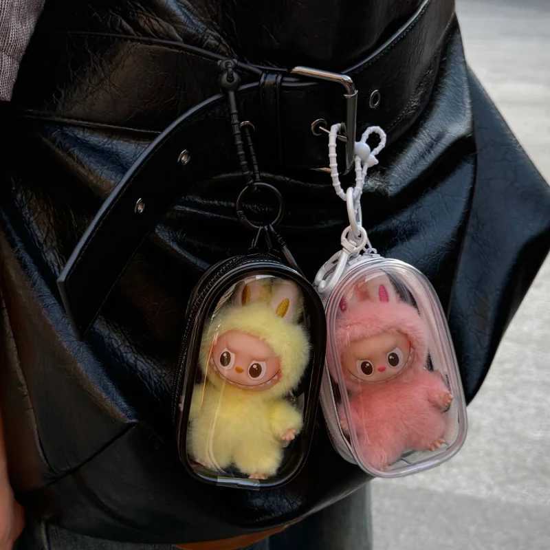 For 105cm Labubu 40 Mini Doll Holiday Gift Outdoor Carrier Bag Walking Stroller Protective Case Ropa Labubu Doll Accessories C250919