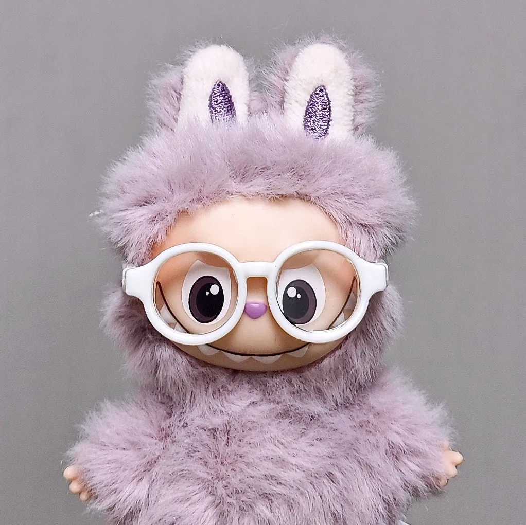 Doll Clothes Accessories Labubu Glasses Plastic Sunglasses For 10cm Labubu V4 The Monsters Pin for Love Series Ropa Labubu C250919
