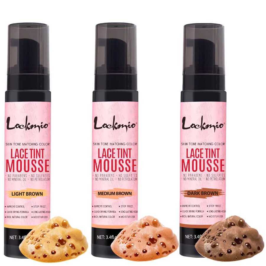 Wig Tint Foam for Lace Front Dyeing Mousse Natural Quick Dry Grid Invisible Color Hair Spray for Toupees F250918