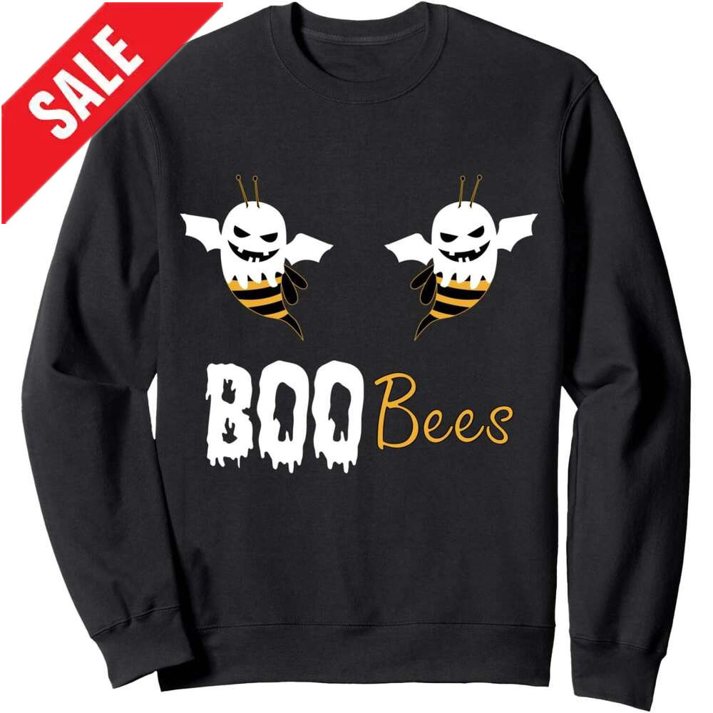 Long Sleeve Shirts for Men sweatshirt Funny Ghost Boo Bees Lover Gift Halloween Sweatshirt Tee Streetwear Casual tops clothes 2025