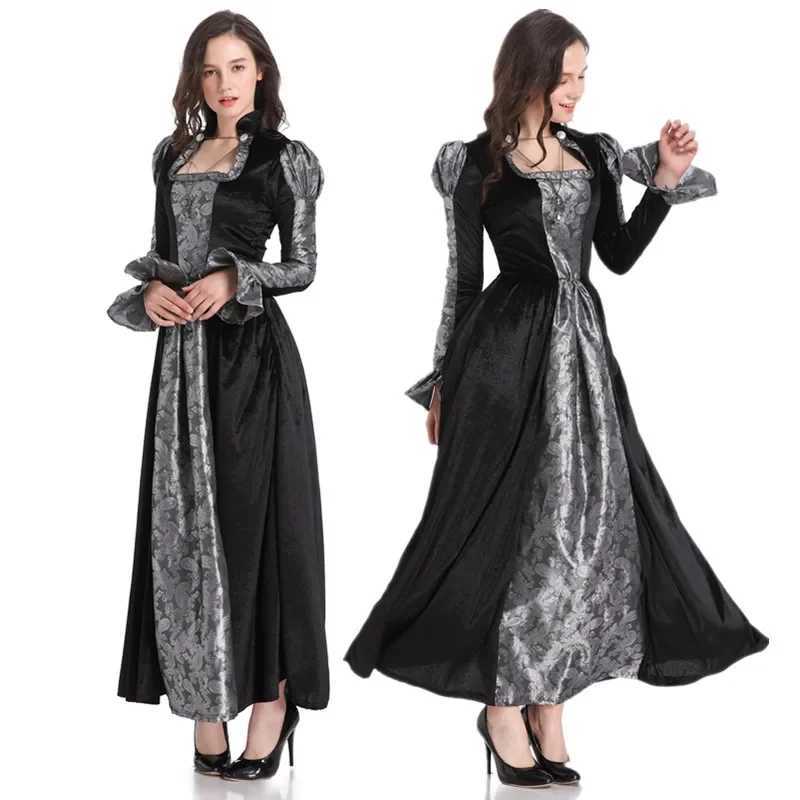 Halloween Cosplay Vampire Costume Court Masquerade Party Mutation Costume For Women L250918