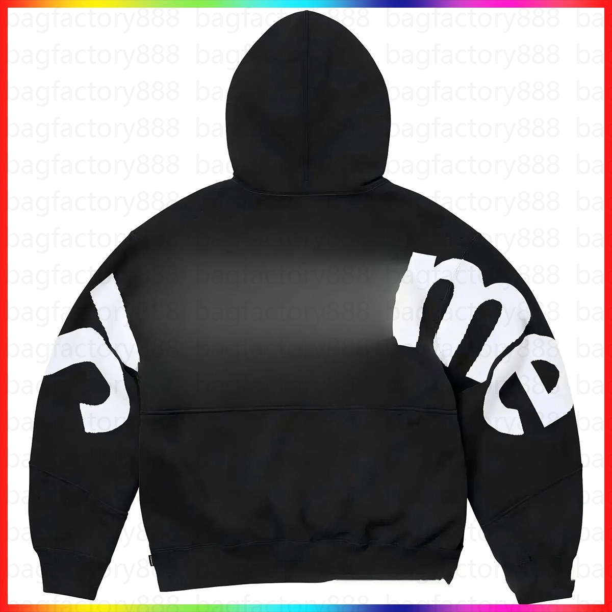 New 2025 Men's hoodie designer hoodie American street fashion brand letter embroidery hoodie men's pure cotton plus size sweat absorbing y2k hip hop spider hoodie 02