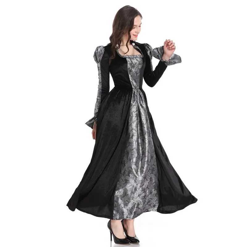 Halloween Cosplay Vampire Costume Court Masquerade Party Mutation Costume For Women L250918