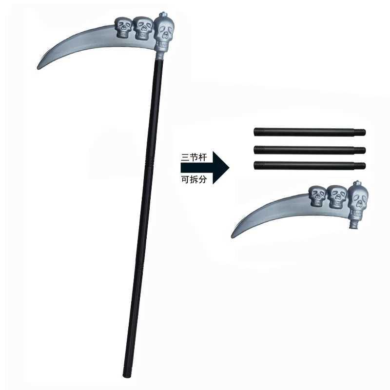 Hot14Piece set Halloween Party Role Playing Children Adult Death Black Cloak Halloween Skull Ball Costume Prop Set Holiday Gif L250918