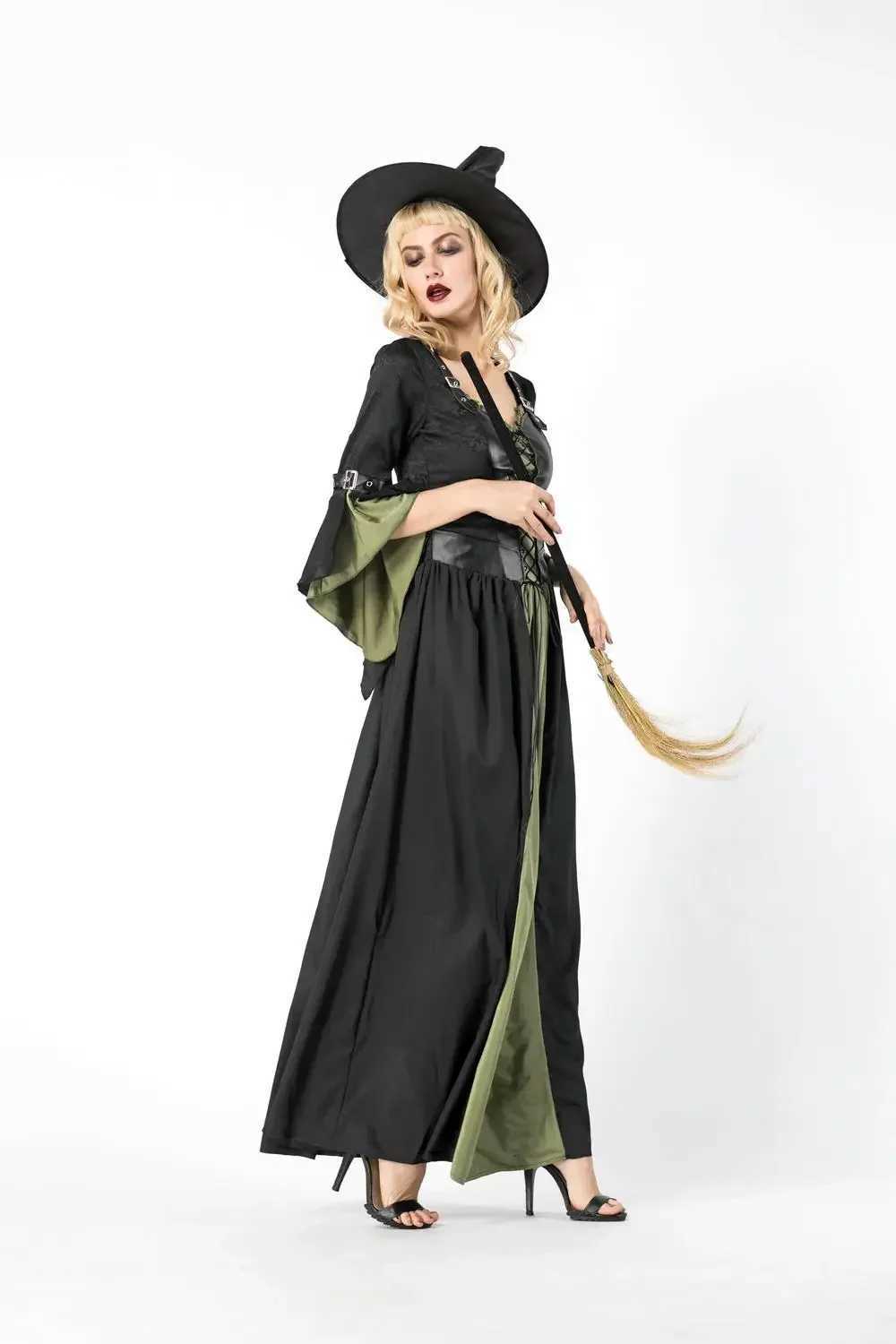 Halloween Witch Vampire Costumes for Women Adult Carnival Party Performance Drama Masquerade Clothing L250918