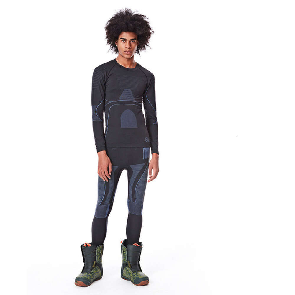 2025 New Ski Thermal Underwear Quick Dry Moisture-wicking Tight Crew Neck Ultra Soft Warm Ski Men Women Thermal Underwear Set