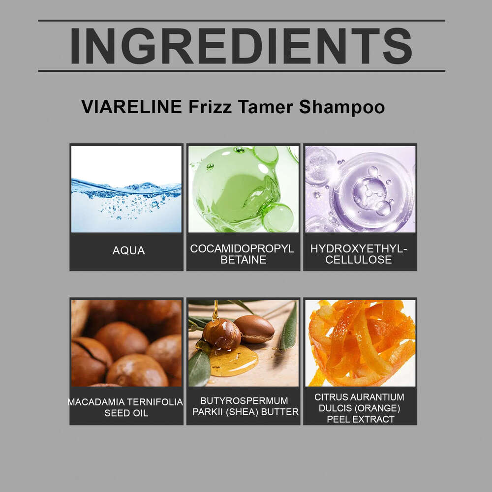 Viareline Men's Moisturizing Moisturizing, Smoothing Shining Hair Cleansing and Care Set