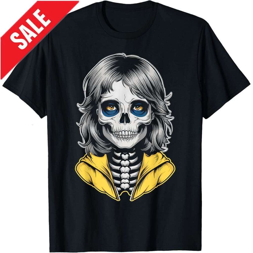 T shirt for Mens Skeleton Halloween Costume Spooky Creepy Scary Skull Bones T-Shirt Shirts Tshirt Graphic Tee Casual Tops Clothes Short sleeve 2025
