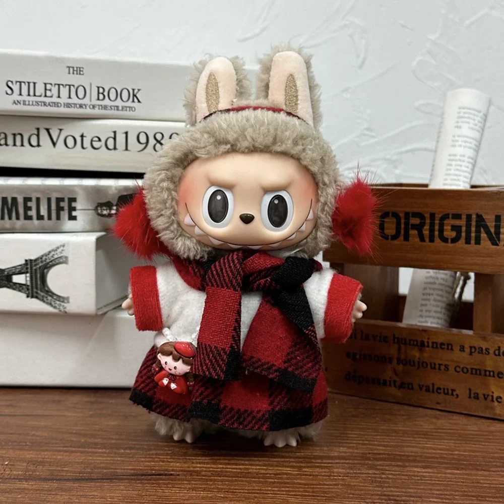 Labubu Fashion Clothes Hoodies Doll Clothes Color Match Hoodies Dolls Accessories For 17cm Labubu Doll Clothes Gift C250919