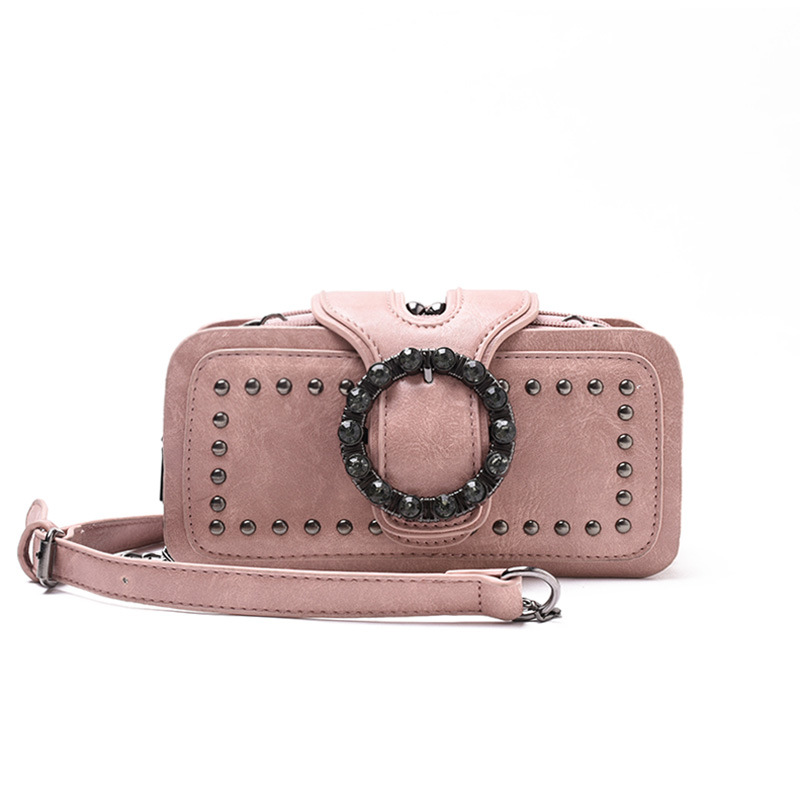 Free Shipping Small Fragrant Mini Chain Bag Designer Trendy Personality Single Shoulder Diagonal Cross Bag with Diamonds