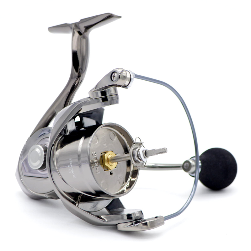 Ultra Smooth 9+1 Stainless Steel Ball Bearings Spinning Reel - Machined Aluminum Body and Spool - Powerful Saltwater Casting Fishing
