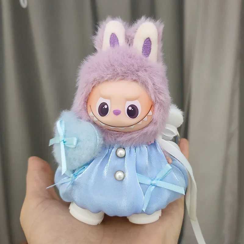 For Mini Labubu 40 The Monsters Pin for Love Series doll devil Angel Wings Panties Outfits for labubu Clothes Accessories C250919