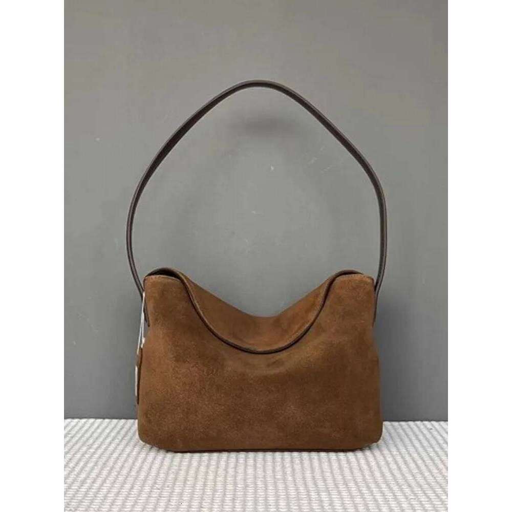 Designer Bag Luxury Bag Office Ladies New Dumpling Strap Bags Genuine Leather Fashion Leisure Versatile Handbag Suede Underarm Shoulder Bag