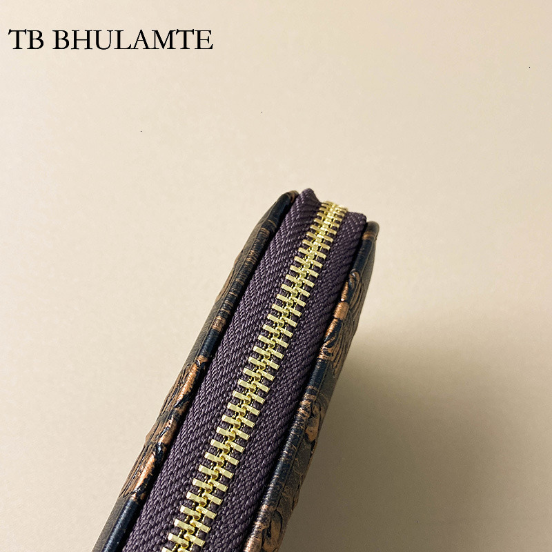TB BHULAMTE Free Shipping Women's Wallet European And American Fashion Luxury Retro Handbag Scorpion Long Clutch Bag Designer Large Capacity Mone