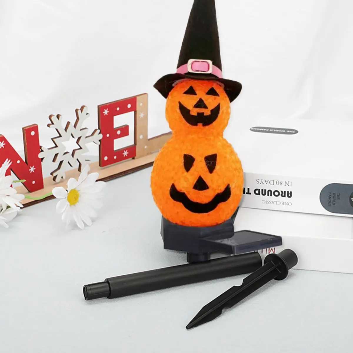 Halloween Pumpkin Solar Lawn Courtyard Light Outdoor Courtyard Landscape Ground Insertion Decorative Light C250919