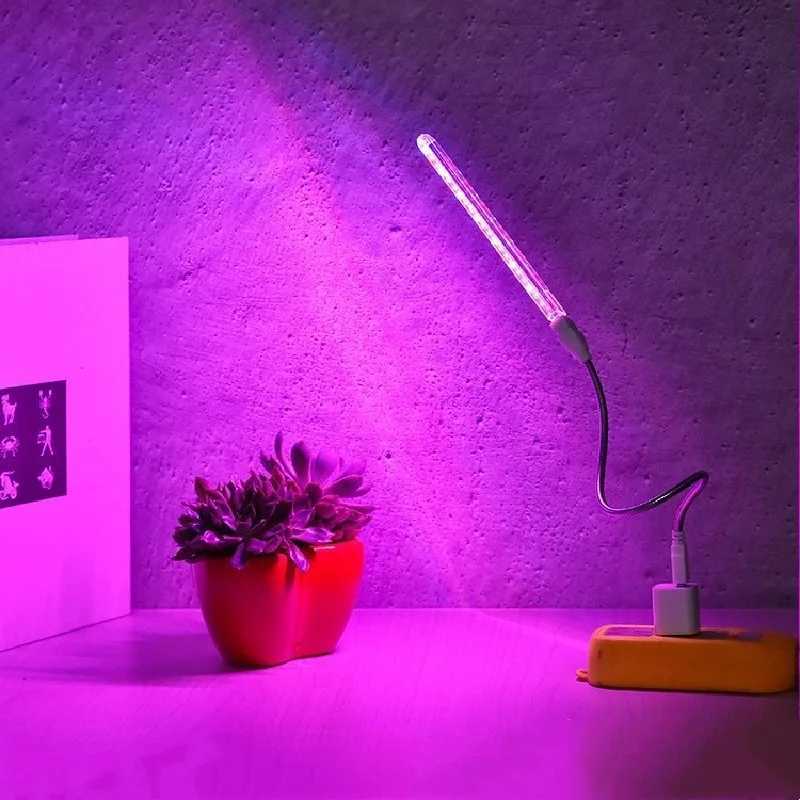 Portable Full Spectrum Led Grow Light Phytolamp Red Blue USB Indoor Greenhouse Plants Vegetable Hydroponic Bar Light C250919