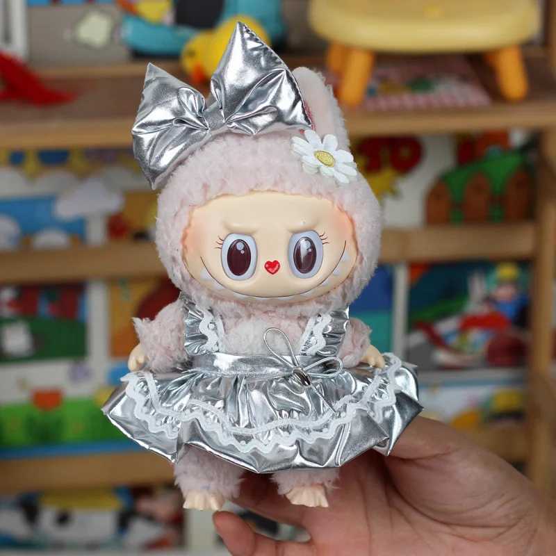 Cute 17cm Mini DollS Clothes Outfit Accessories For Korea Kpop Exo Labubu Idol Dolls Overalls Hoodie Clothing DIY Gift C250919