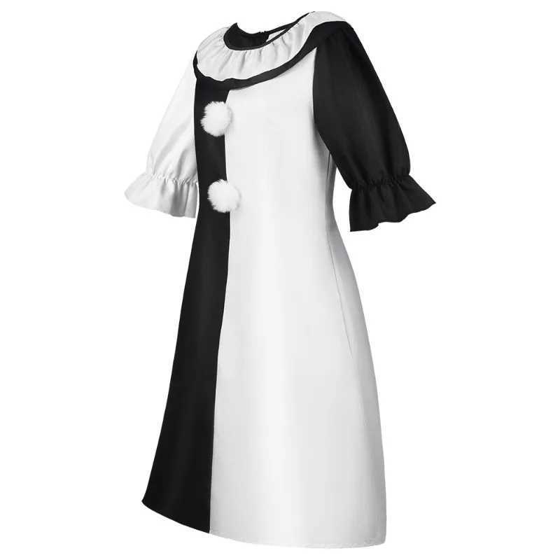 Terrifier Clown Cosplay Costume Adult Men Women Horror Carnival Party Dress Hat Mask Killer Clowns Jumpsuit Halloween Costumes L250918