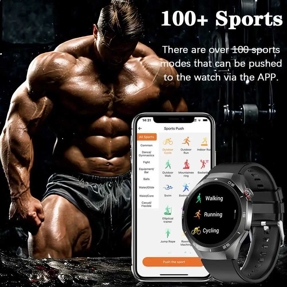 2025 For GT5 Pro Smartwatch Men Outdoor Sports Call Rate Waterproof Message rt Music Wan Smart watch Y250919