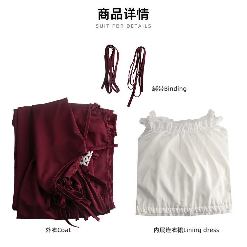 Vintage Court Dress Cosplay Square neckline tied waistband medieval retro dress Halloween Woman Gothic Dress L250918