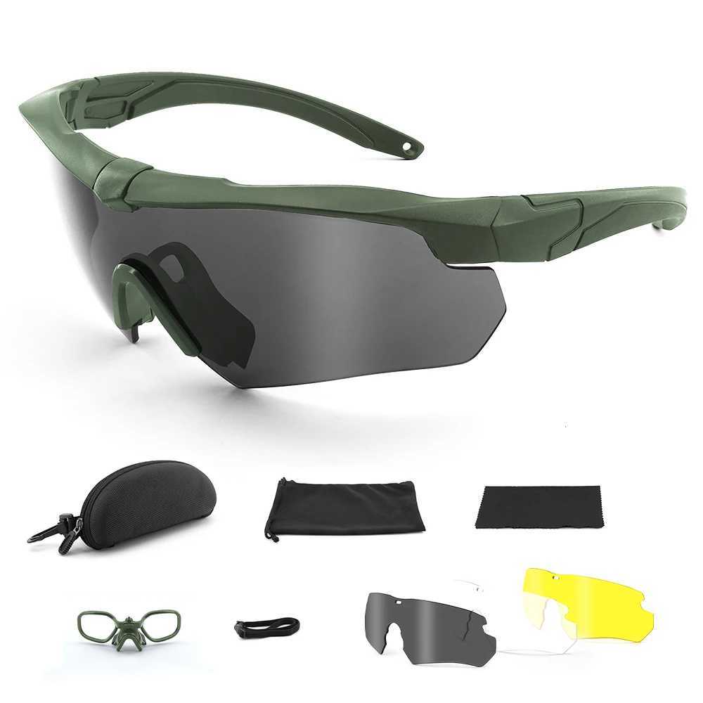 YUEDIO2025 3 Lens tactical goggles windproofdustproofUVproof suitable for shooting military and outdoor sports J250919