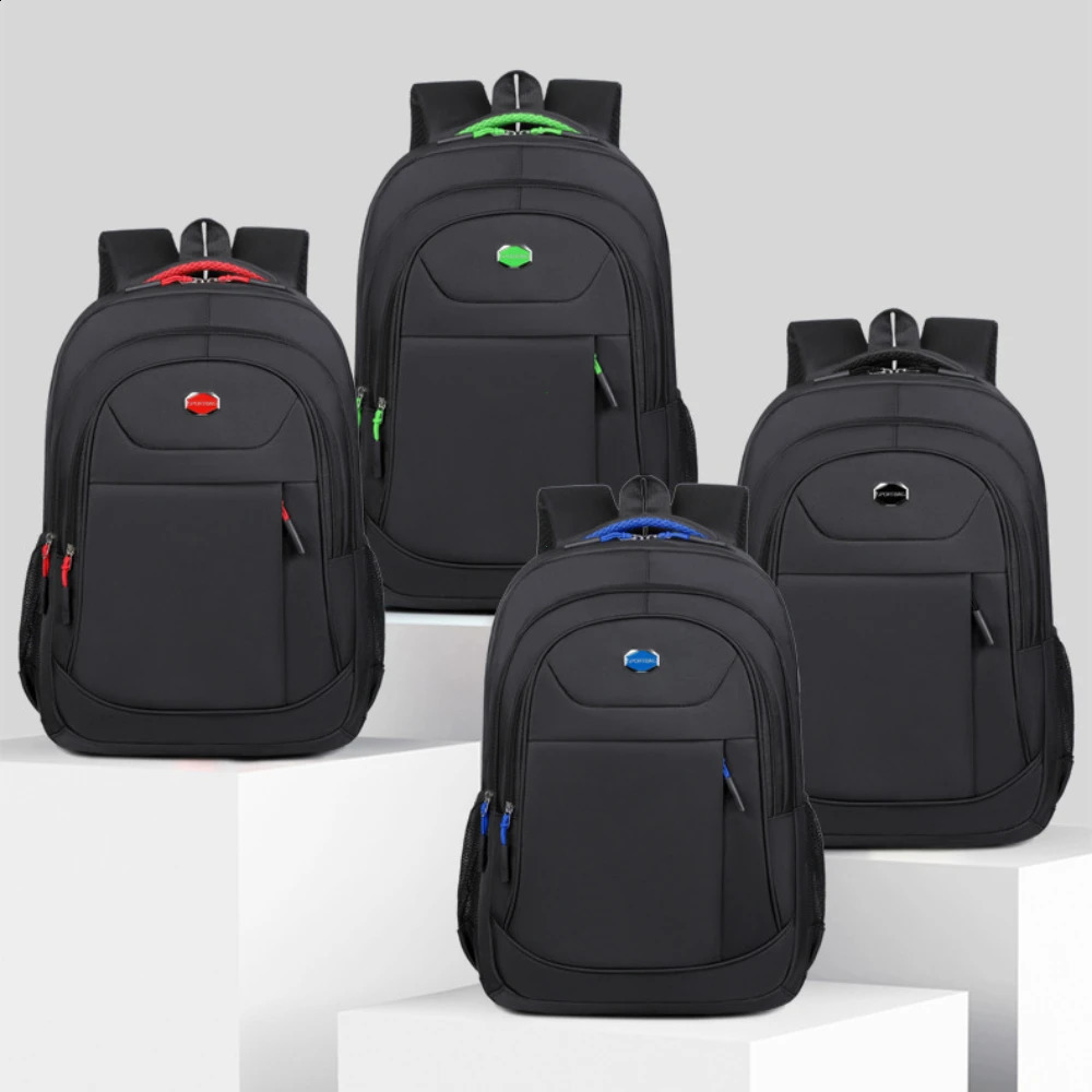 Mens Oxford Waterproof Business Computer Bag Leisure Travel Backpack High School Student 2025250918 - view 6