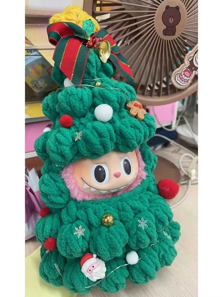 labubu Christmas Limited Edition Christmas Tree labubu Set Clothes Cute Christmas Gift Only Clothes Not Including Dolls C250919