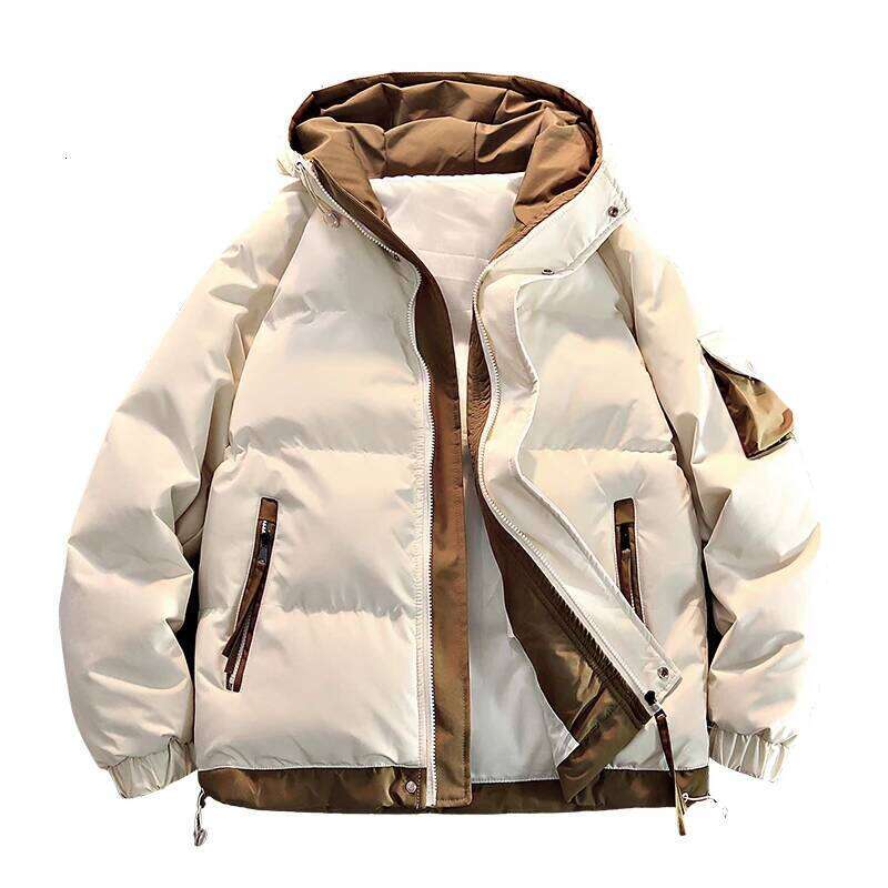 2025 Autumn/Winter thicken Parka Coat men New Fashion Casual Loose style Comfortable down jacket Thick Warm coat for man