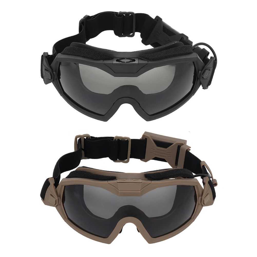 Protective Goggs Transparent ns Airsoft Paintball Goggs Scratchresistant Eye Protection Safety Eyewear for Hunting Y250919