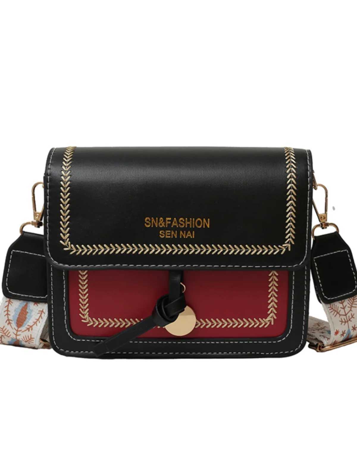 Trendy Korean Wide Strap Color Blo Womens Bag 2024 New Sle Simple Casual oulder Crossbody Bag PU Leather Square apeXJ250918