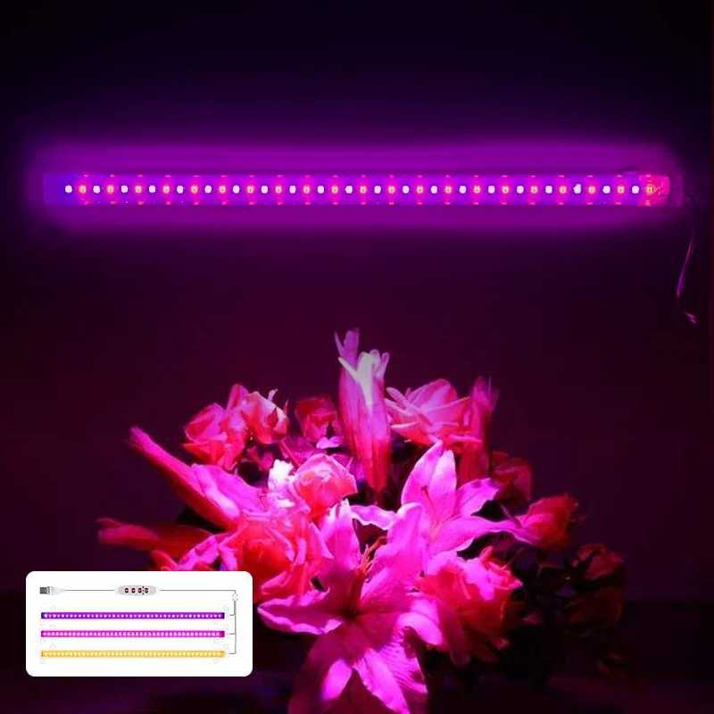 Phytolamp for Plants Light 30cm Led Grow Light Phyto Lamp 5V Full Spectrum Bulb Hydroponic Lamp Greenhouse Flower Seed Grow Tent C250919