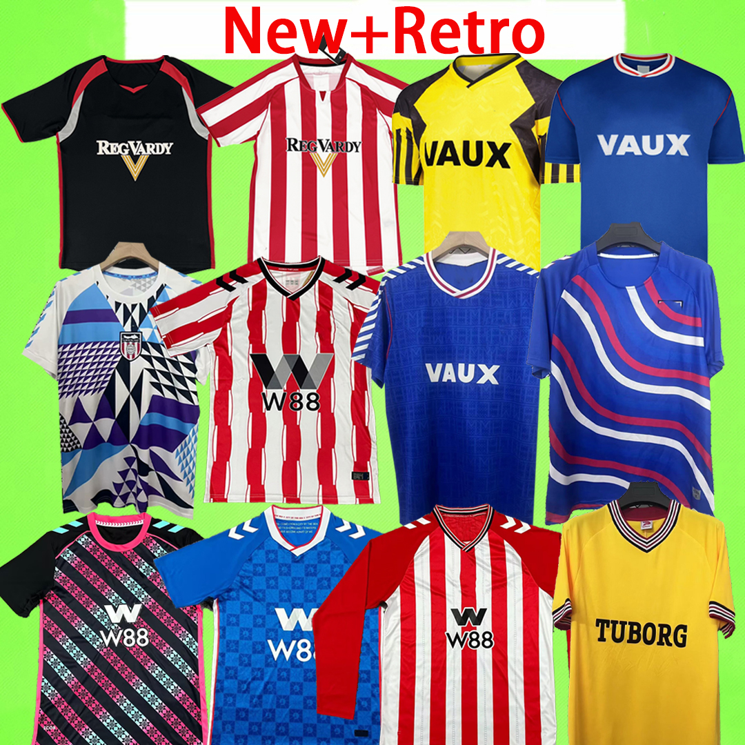 New + retro SUNDERLAND soccer jerseys 2025 2026 2027 Goalkeeper 94 95 98 99 00 Training suit football shirts T 25 26 27 home away 1986 1987 1990 1991 1992 1993 2005 2006 GK
