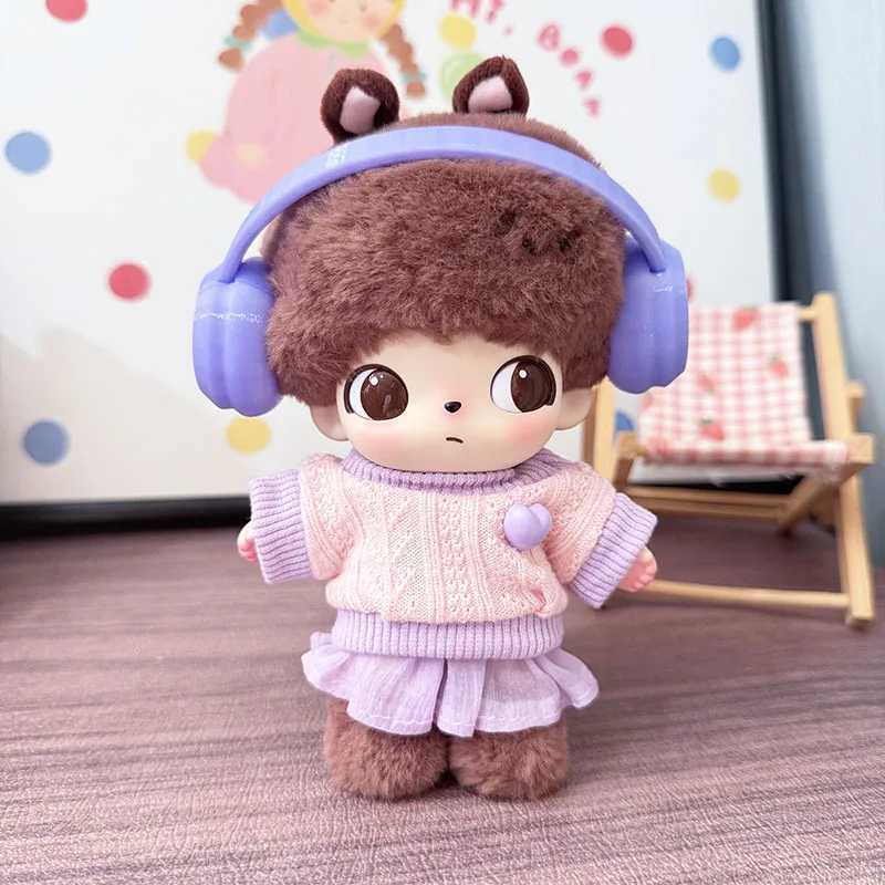 Labubu desgin Dolls Baby Clothes earphone style Highquality Dress The Monster Outfit Accessories Hooded Clothing Gift Kids C250919