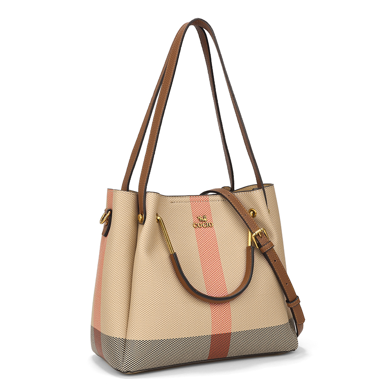 COCIO designer bag New leather bucket bag simple versatile multi compartment handbag niche design hot selling womens bag Ornate